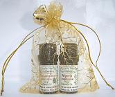  The three wise men Gold organza gift bag,
 with Frankincense and Myrrh essential oils.